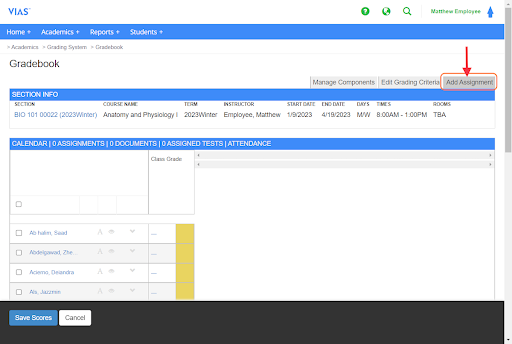 add assignments
