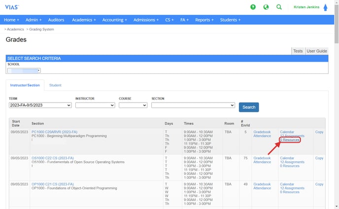 gradebook resources